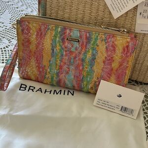 Brahmin  Saltwater Taffy Melbourne wristlet